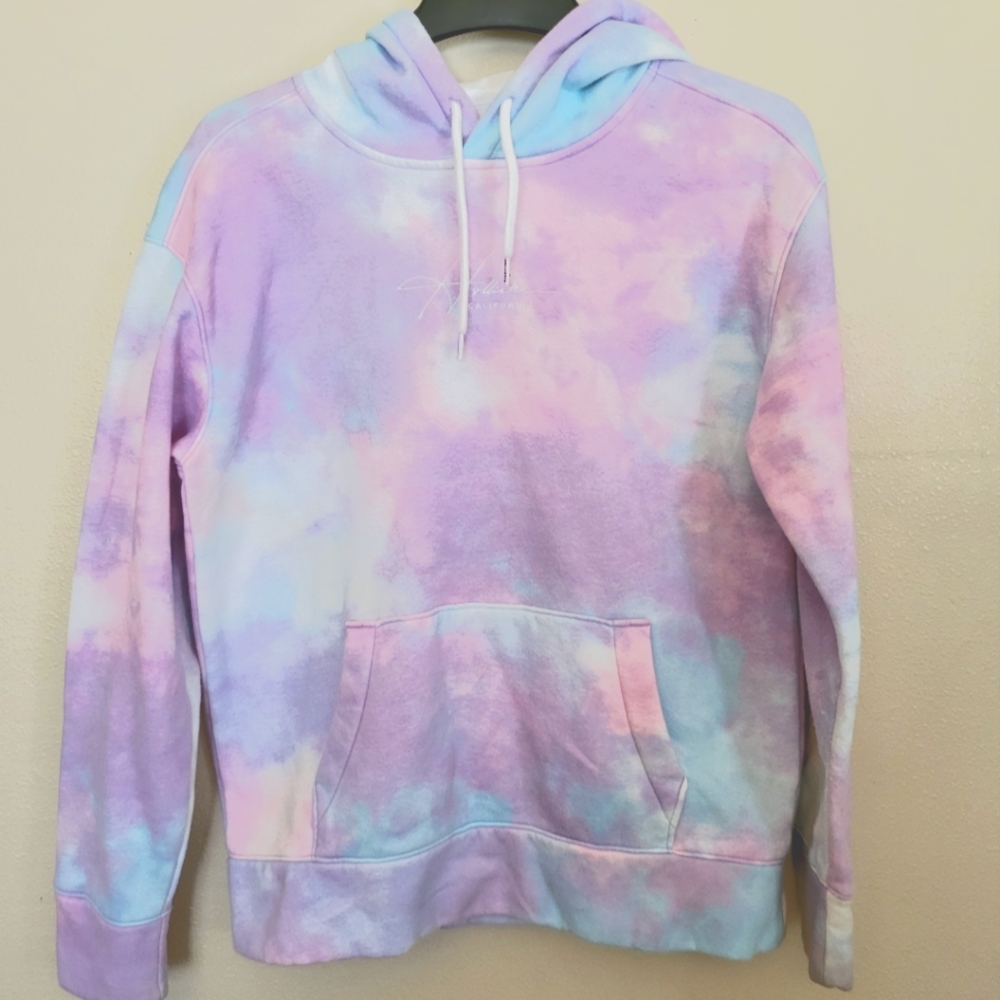 Hollister- tie dye hoodie Size S